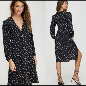 Wilfred daisy print button front gallery dress